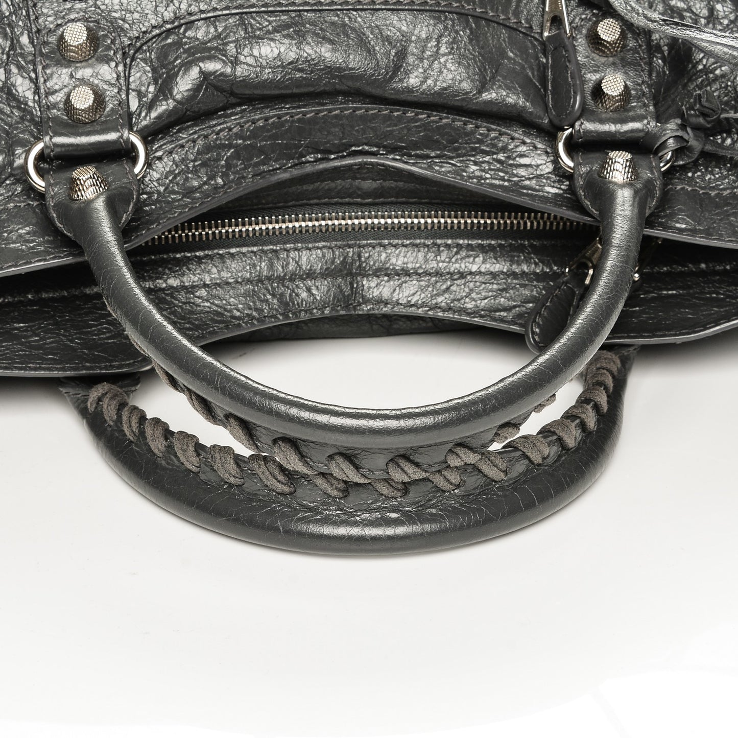 Agneau Giant 12 Silver Hardware City Gris Fossile