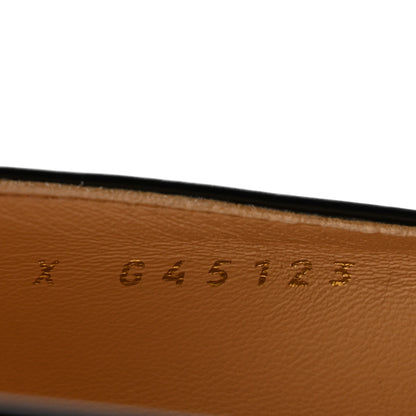 Chanel Shiny Calfskin Logo Loafers 39.5 Black 9 of 10