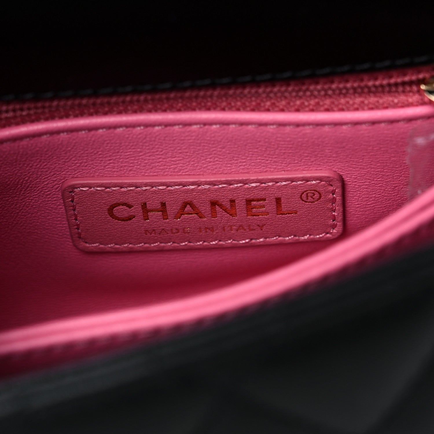 Chanel Goatskin Quilted Rainbow Extra Mini Coco Handle Flap Black 11 of 21