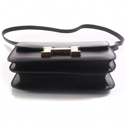 Hermes Box Leather Mini Constance 19 Black 4 of 9