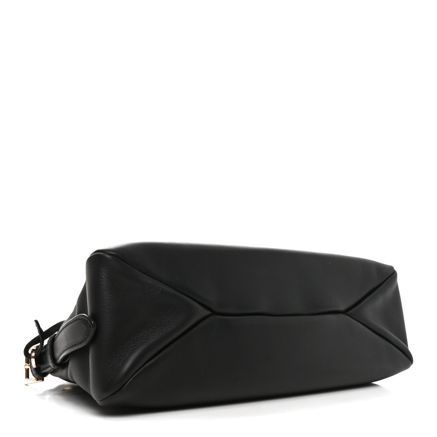 Soft Calfskin Medium Aimee Shoulder Bag Black