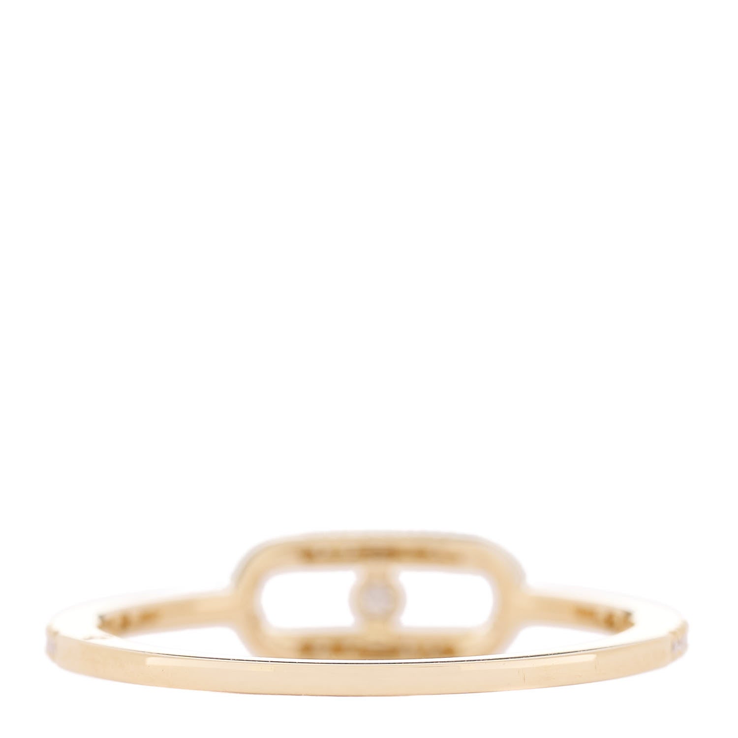 Messika 18K Yellow Gold Diamond Move Uno Pave Ring 54 7 3 of 6