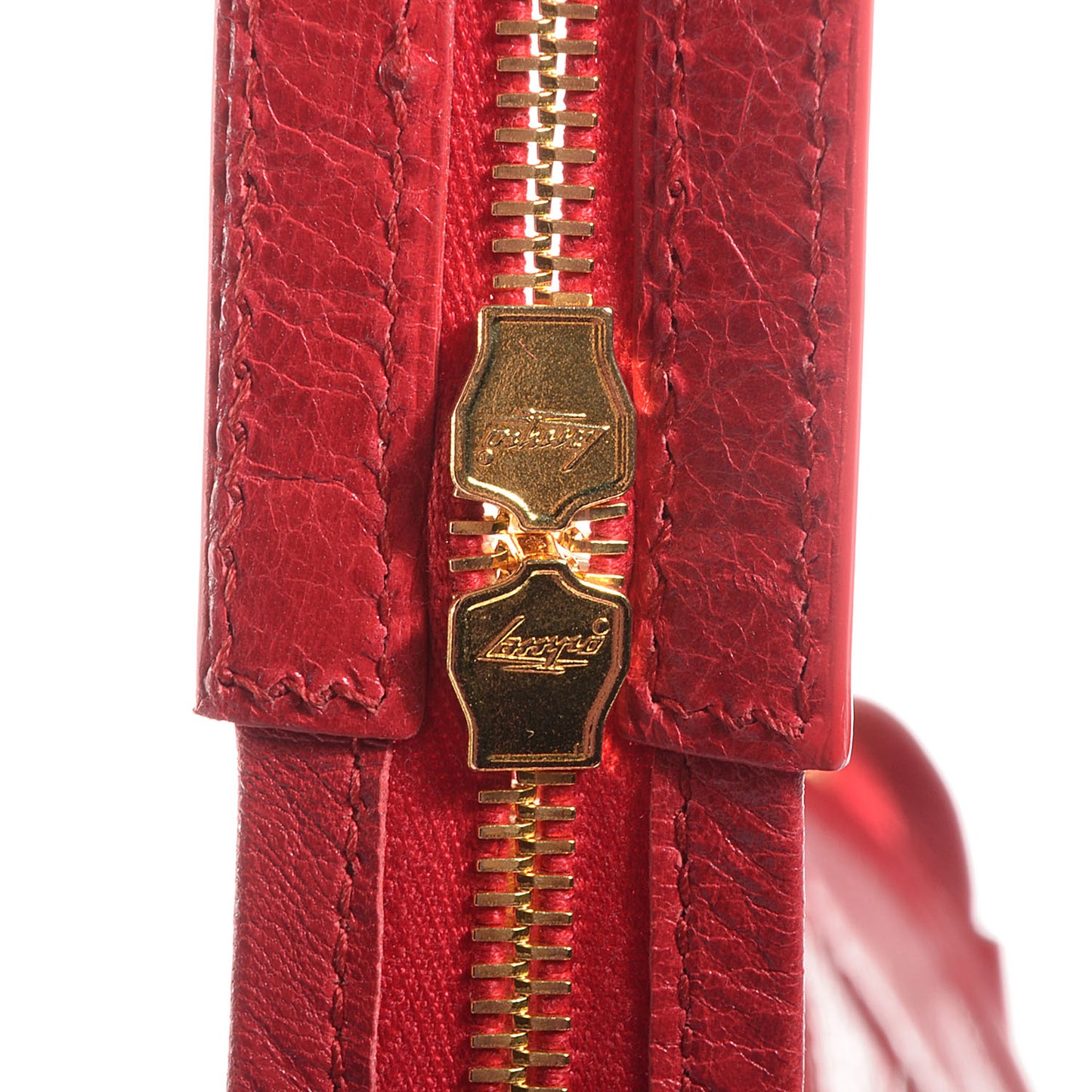 Agneau Giant 12 Gold Hardware City Rouge Cardinal