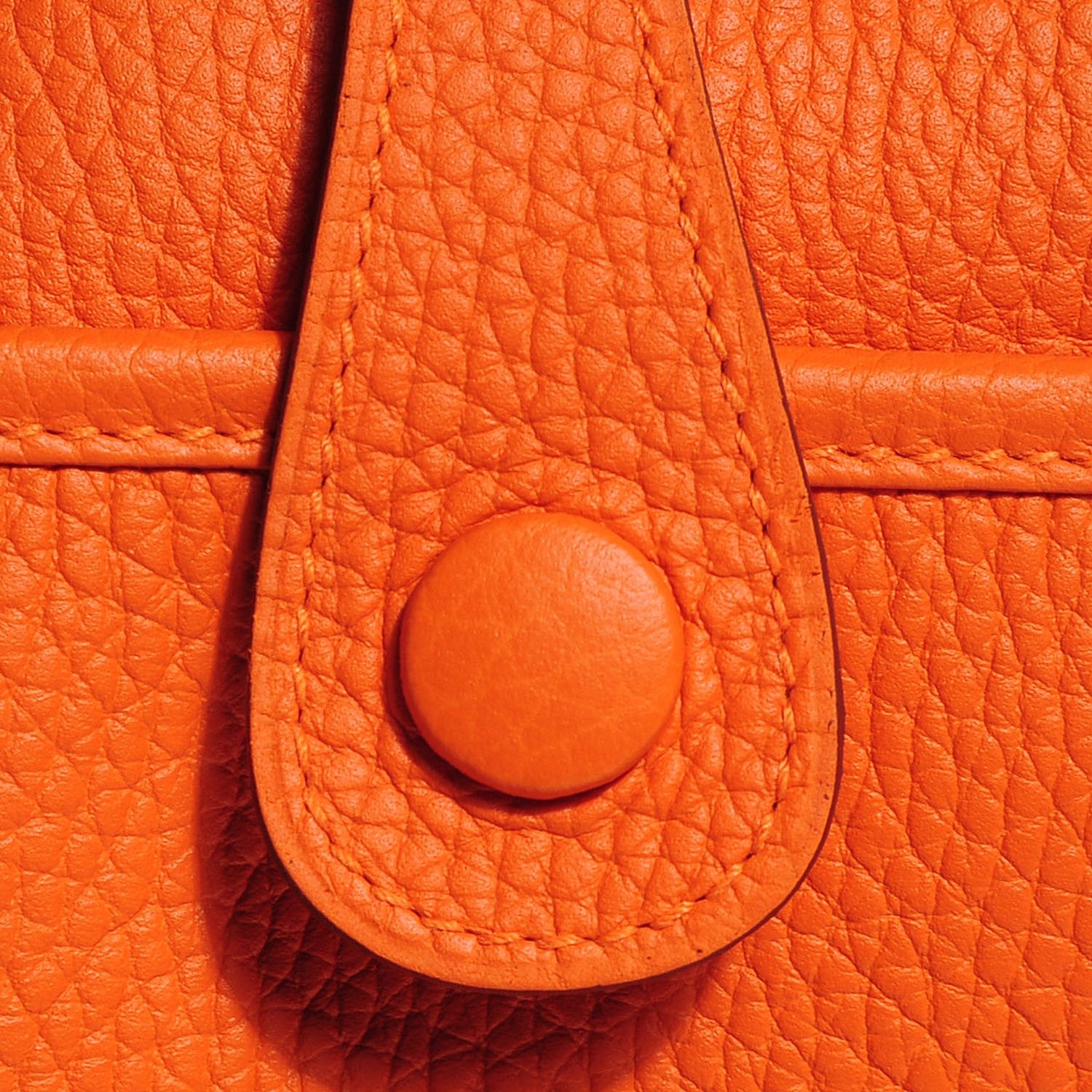 Hermes Taurillon Clemence Evelyne III PM Orange 9 of 15