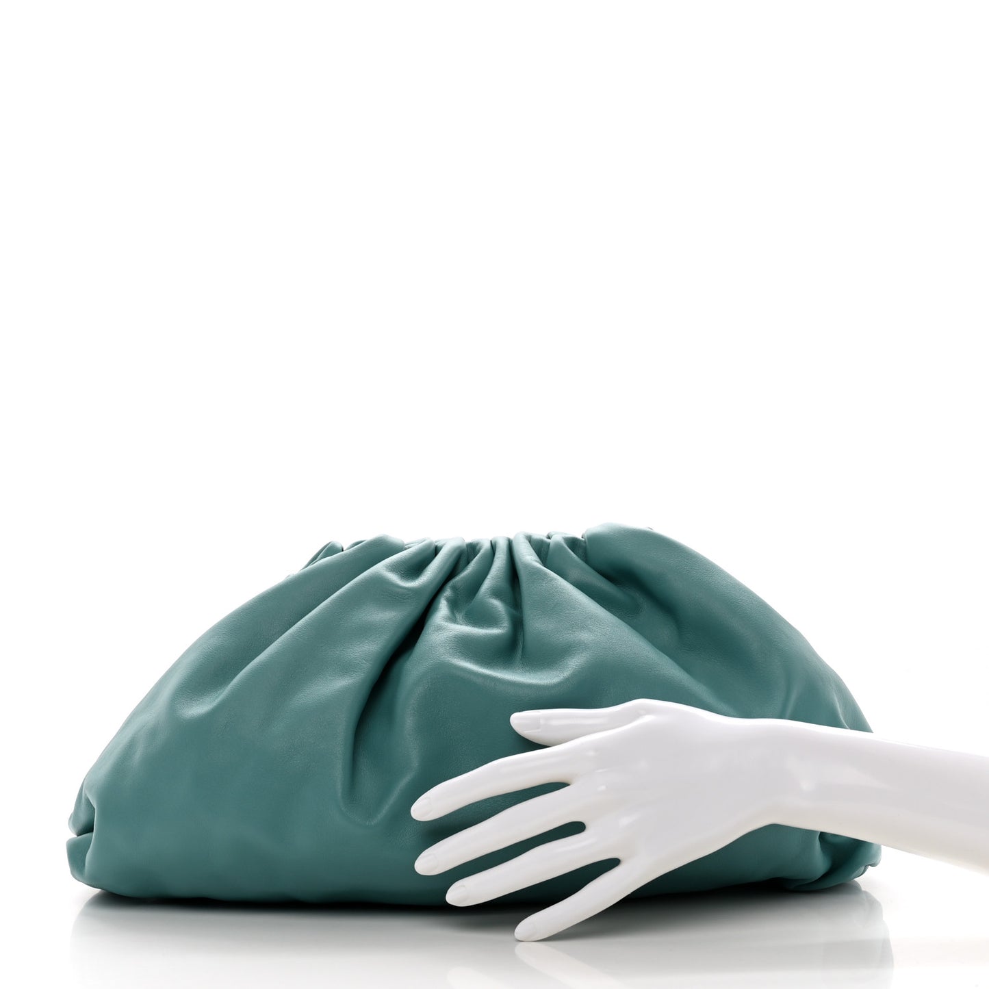 Smooth Butter Calf The Pouch Oversized Clutch Linoleum