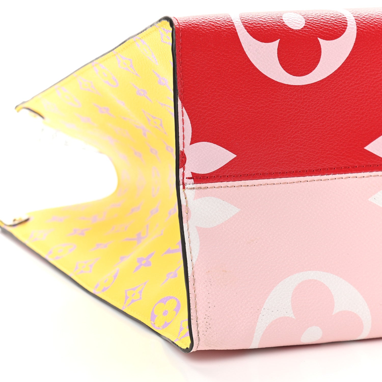 Louis Vuitton Monogram Giant Onthego GM Rouge Rose 8 of 9