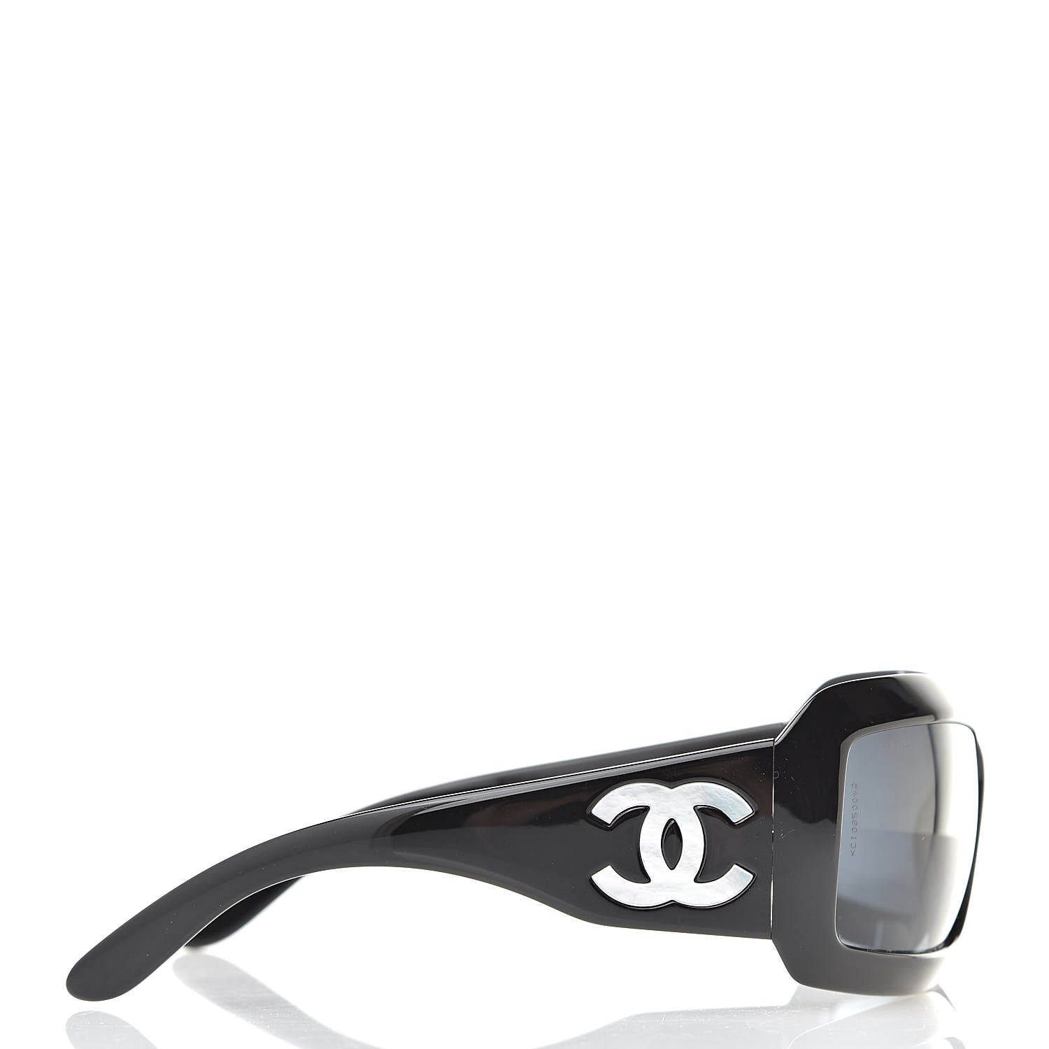 Chanel Mother of Pearl CC Sunglasses 5076-H Black 3 of 9