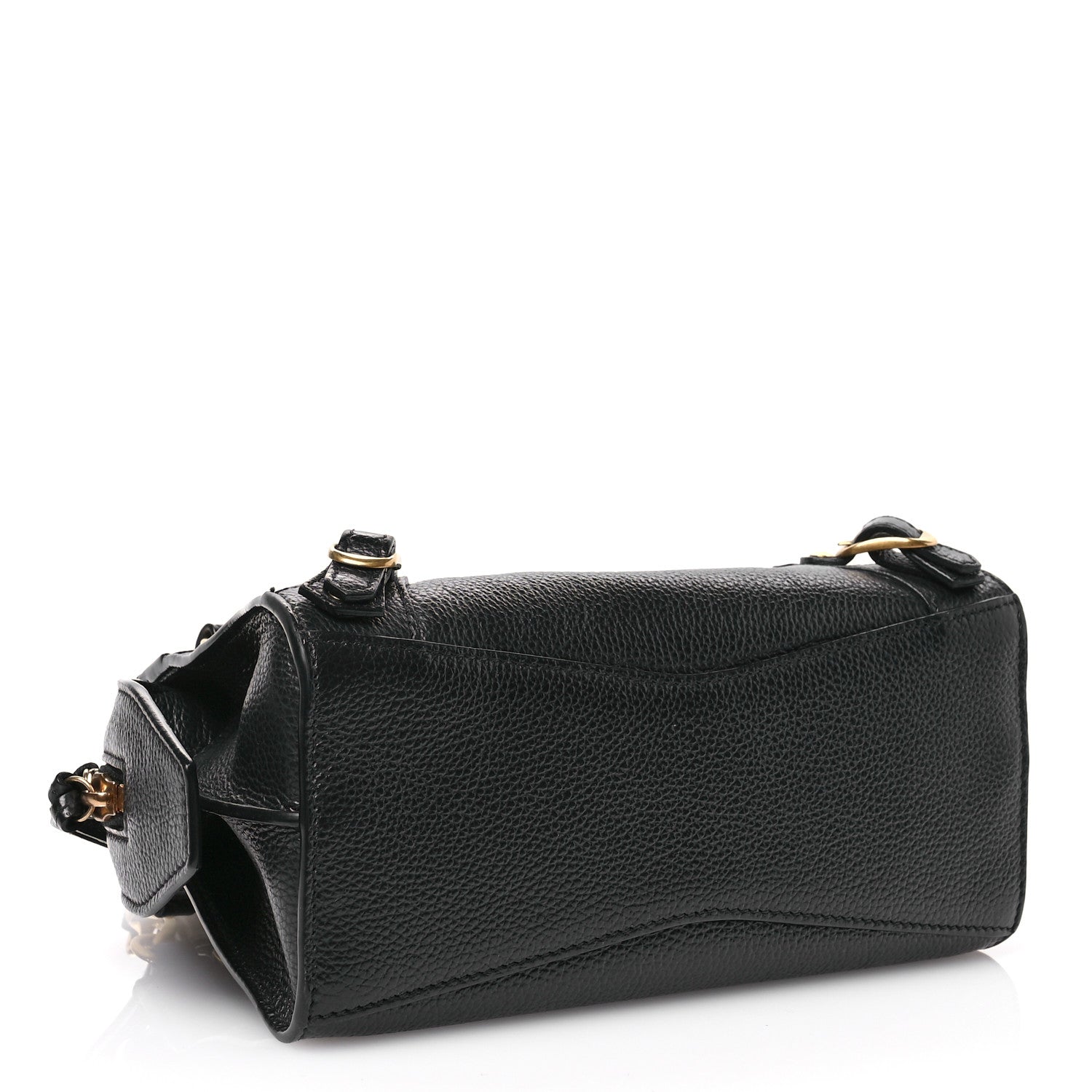 Balenciaga Grained Calfskin Neo Classic Gold Hardware Mini City Black 4 of 13
