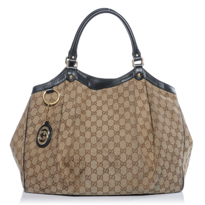 Gucci Monogram Large Sukey Ebony 1 of 8