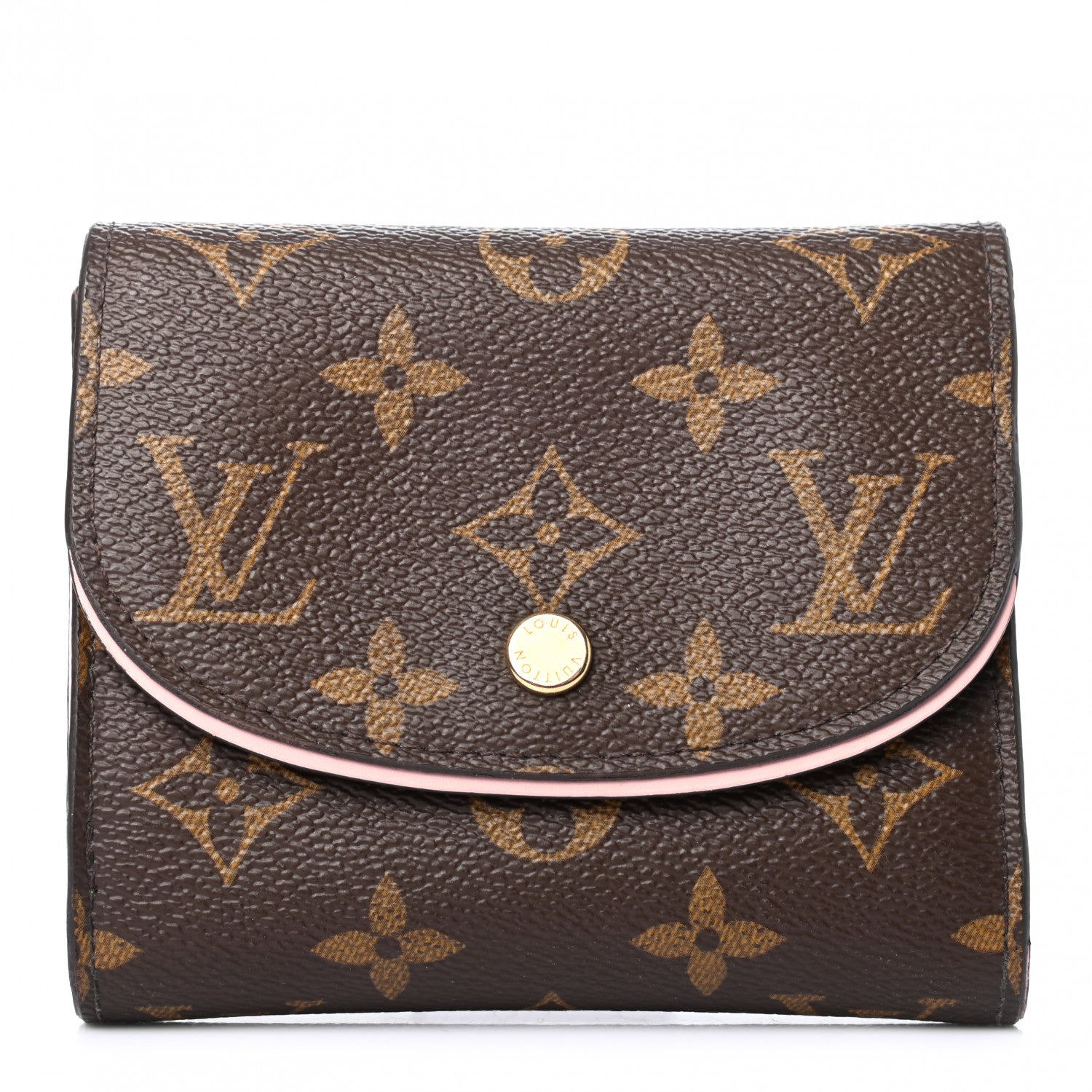Louis Vuitton Monogram Ariane Compact Wallet Rose Ballerine 1 of 7