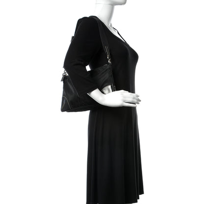 Prada Tessuto Nylon Shoulder Bag Black 2 of 10