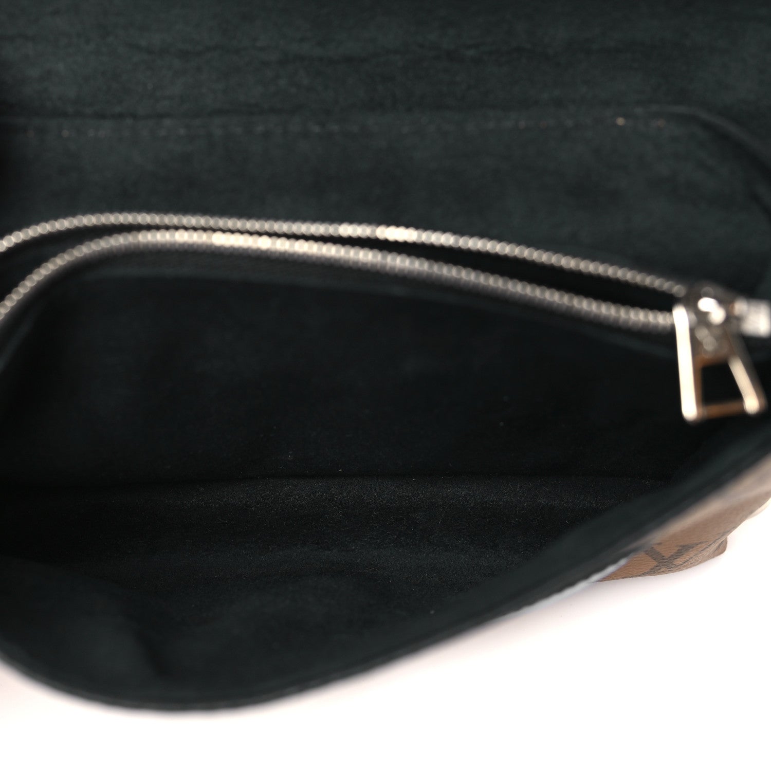 Louis Vuitton Reverse Monogram Kabuki Pochette Black 5 of 10