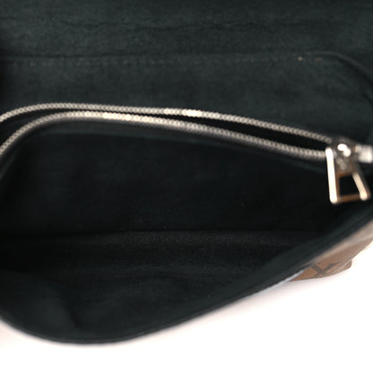 Louis Vuitton Reverse Monogram Kabuki Pochette Black 5 of 10