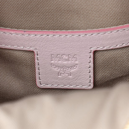 MCM Visetos Side Stud Mini Taiwan Backpack Pink 8 of 8