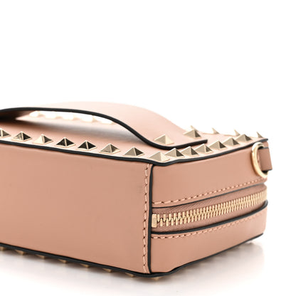 Valentino Garavani Calfskin Rockstud Camera Clutch Crossbody Bag Poudre 9 of 9