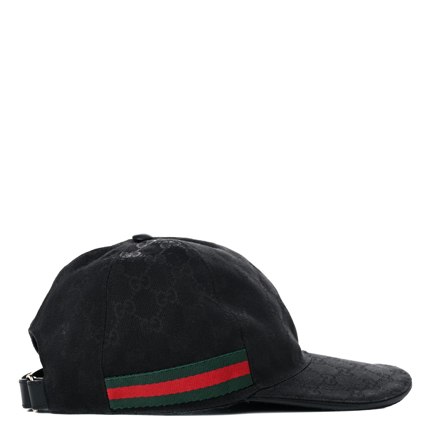 Gucci Monogram Web Baseball Hat L Black 5 of 9