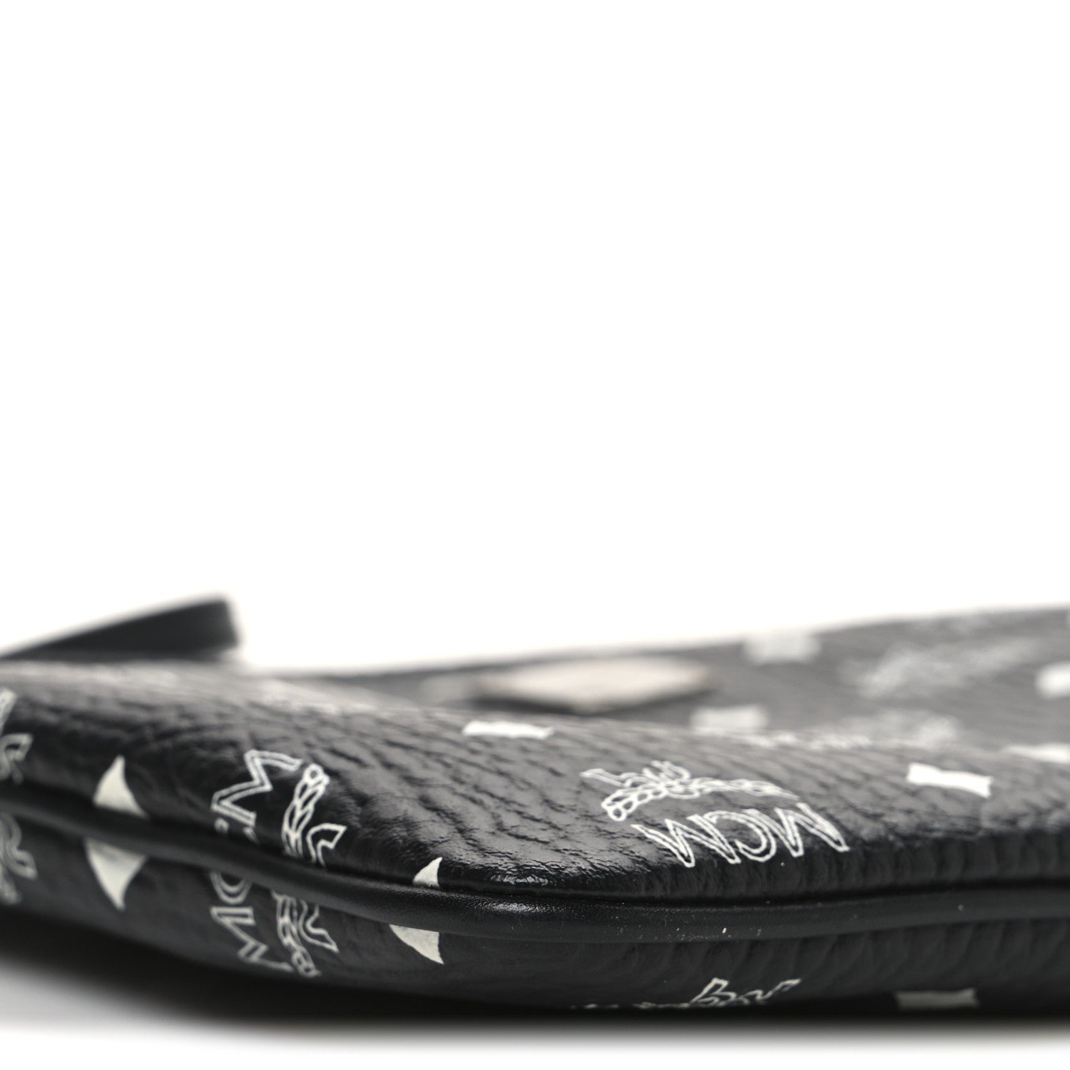 MCM Visetos Medium Stark Wristlet Pouch Black 8 of 9