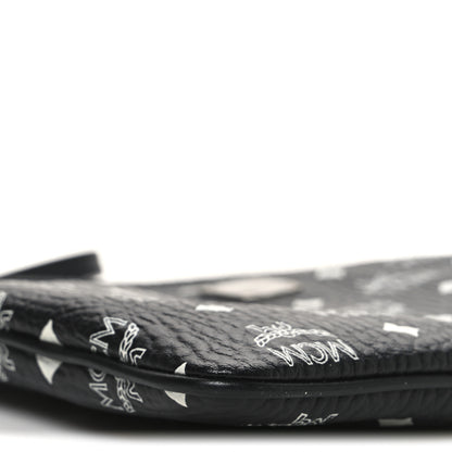 MCM Visetos Medium Stark Wristlet Pouch Black 8 of 9