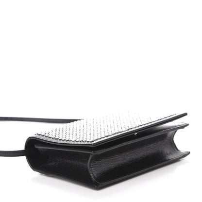Saint Laurent Textured Patent Crystal Toy Kate Crossbody Black 4 of 10