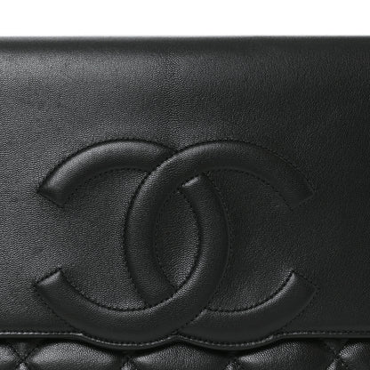 Chanel Goatskin Quilted Timeless CC Clutch Black 8 of 11