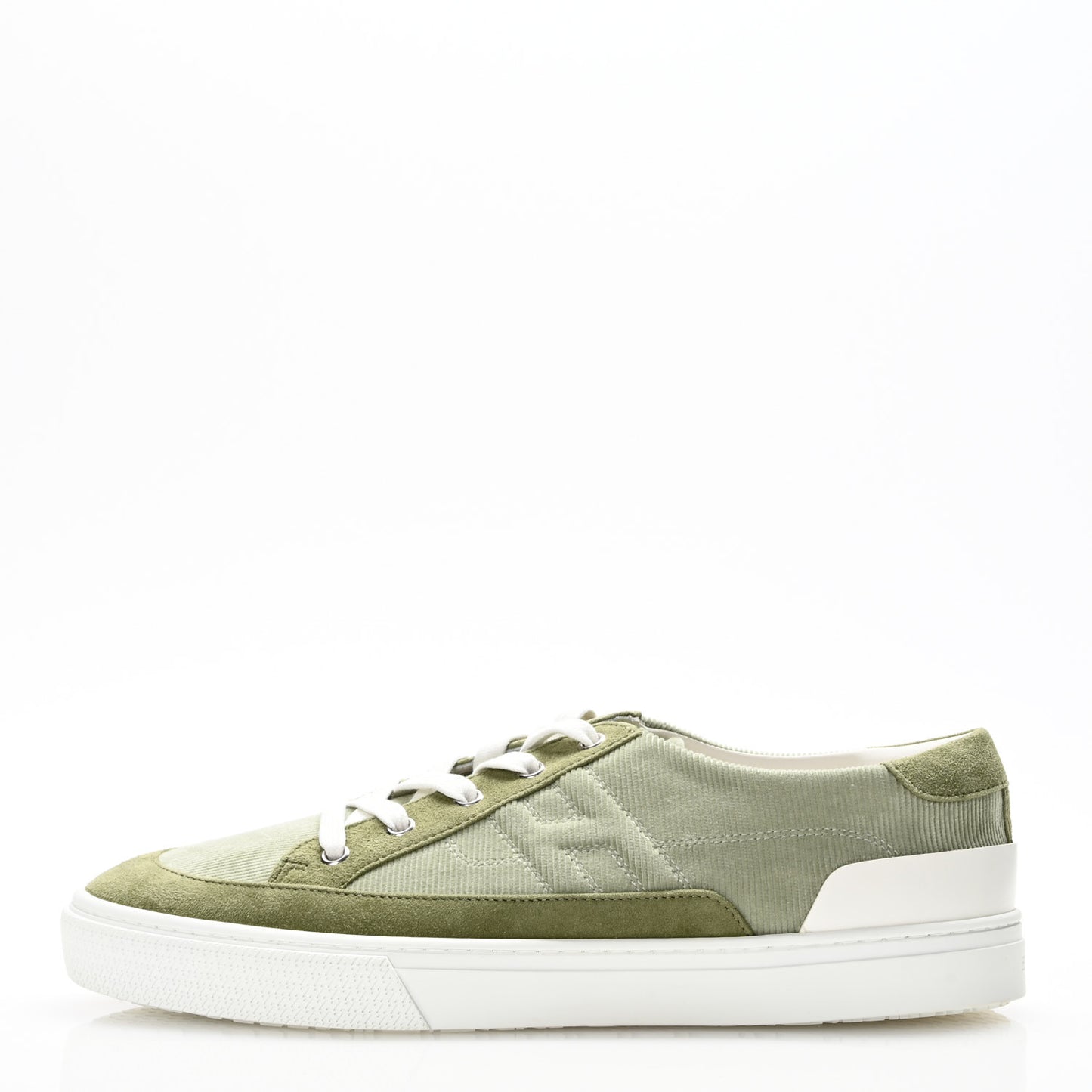 Chevre Velours Deep Sneakers 43 Vert Sauge