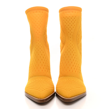 Fendi Technical 3D Mesh FFrame Ankle Boots 38 Reggae 2 of 7