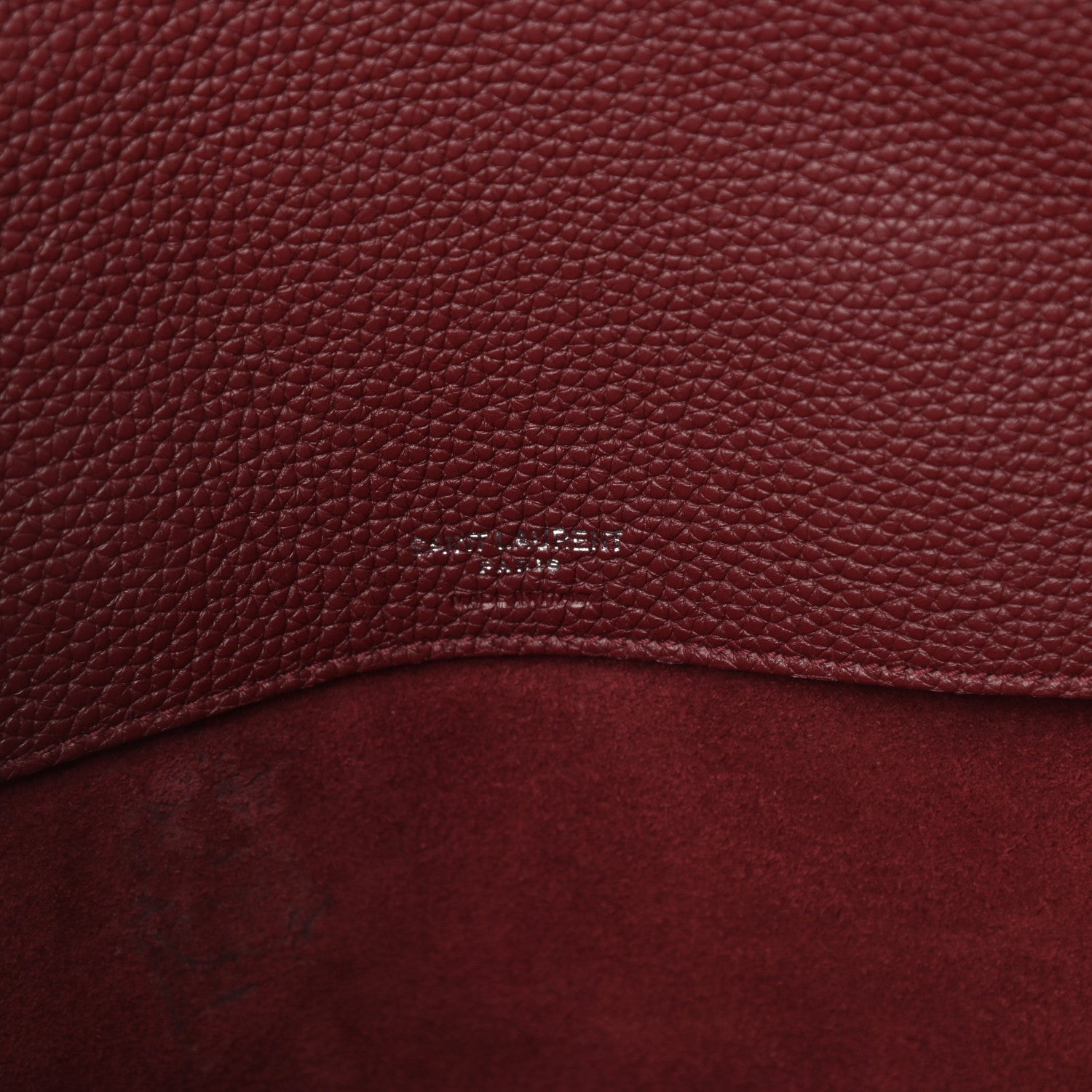 Saint Laurent Grained Calfskin Small Supple Sac De Jour Dark Pallisandre 6 of 11