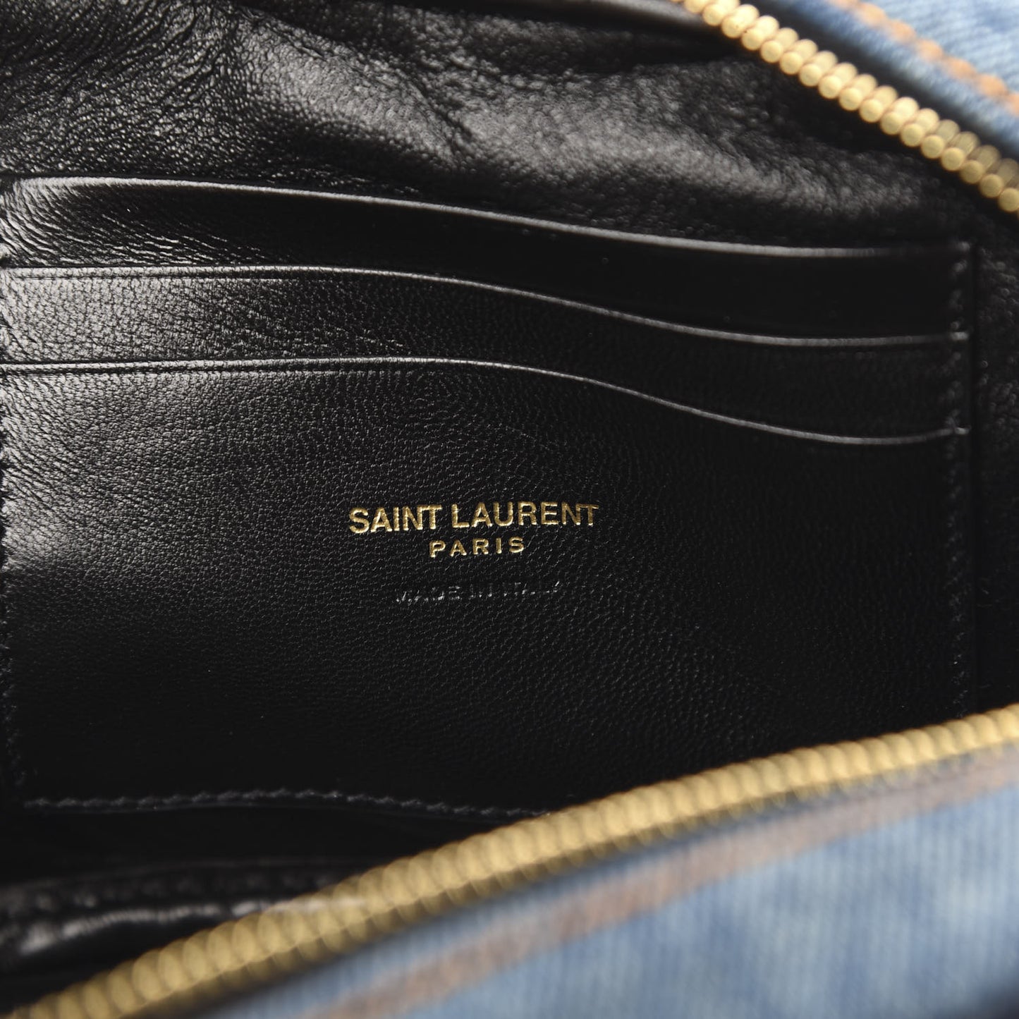 Denim Matelasse Monogram Mini Lou Camera Bag California Blue