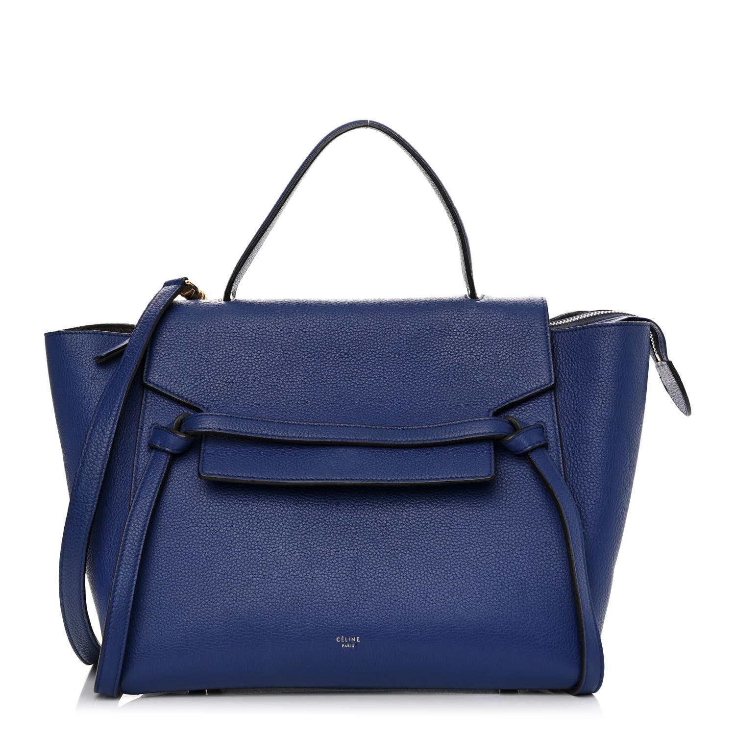 Celine Grained Calfskin Mini Belt Bag Indigo 1 of 11