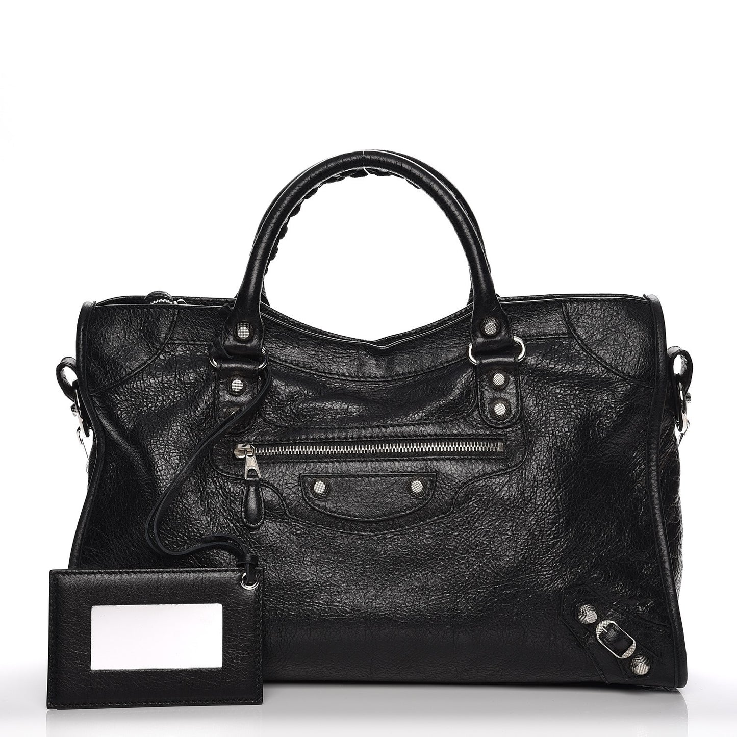 Agneau Giant 12 Silver Hardware City Black