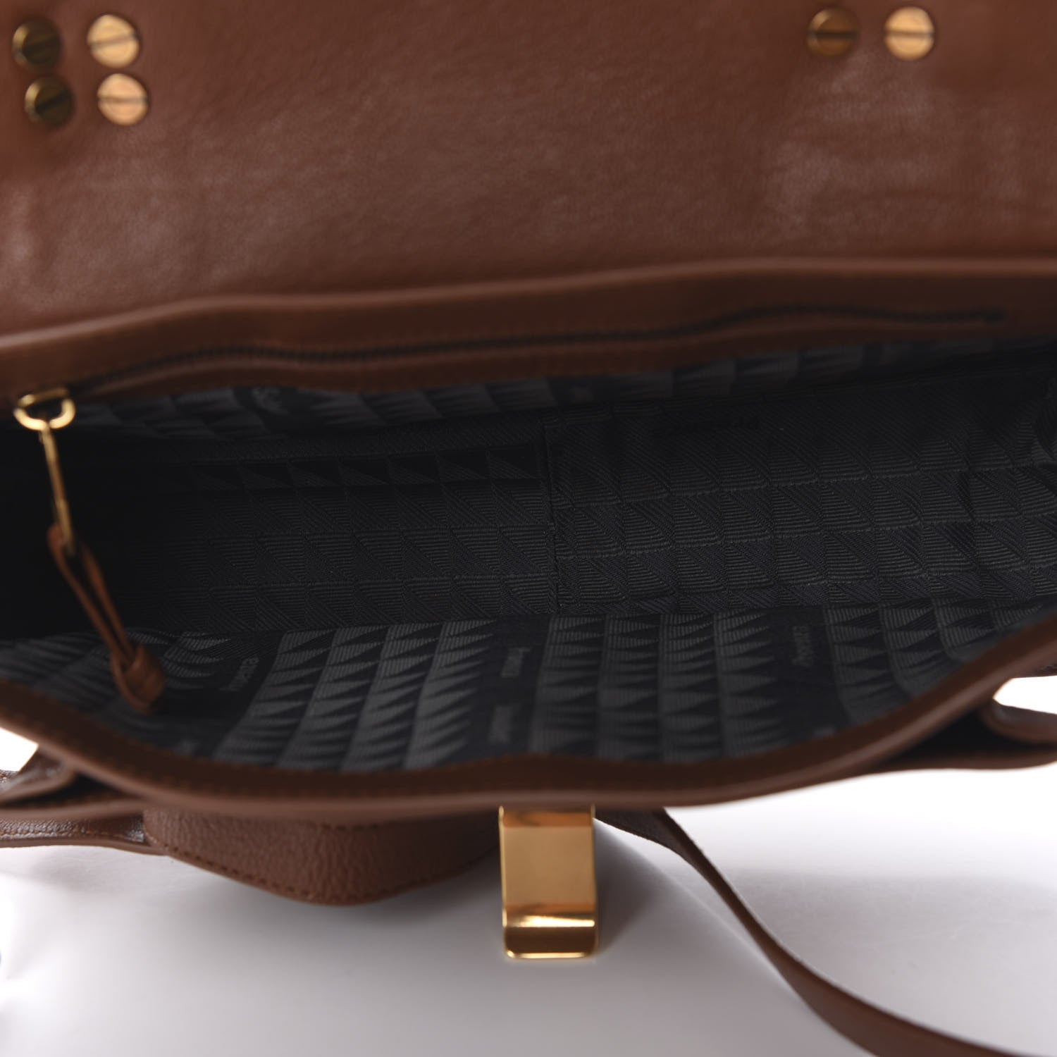 Proenza Schouler Lambskin Tiny PS1 Satchel Saddle 5 of 10