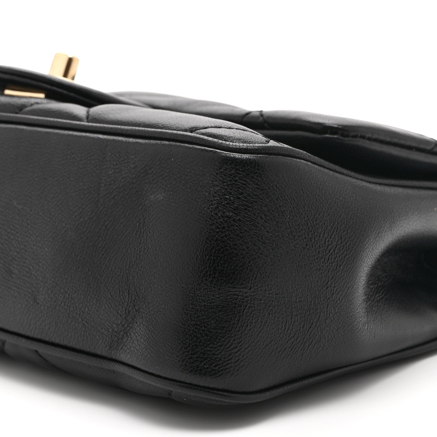 Chanel Lambskin Quilted Small Easy Carry Flap Black 10 of 10