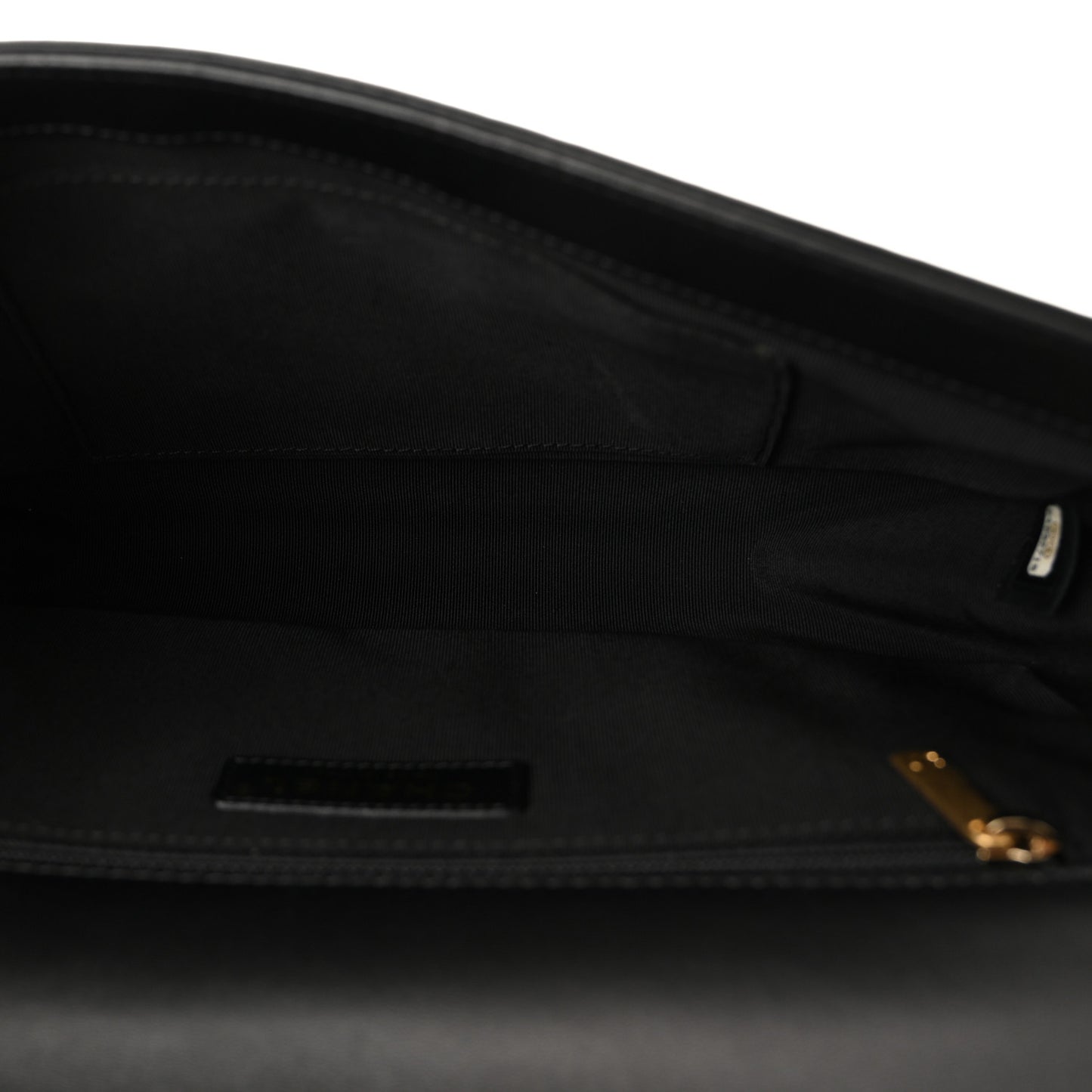 Lambskin Quilted New Medium Boy Flap Black