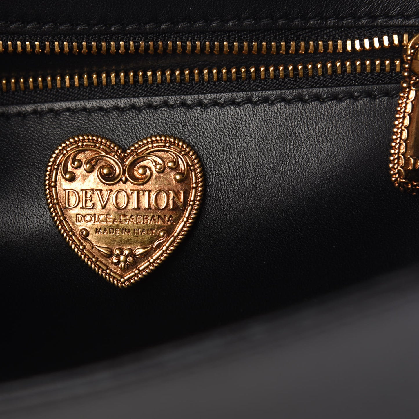 Calfskin Medium Devotion Crossbody Bag Black