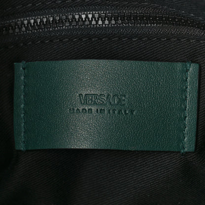 Versace Calfskin Medusa Biggie Clutch Green 6 of 9