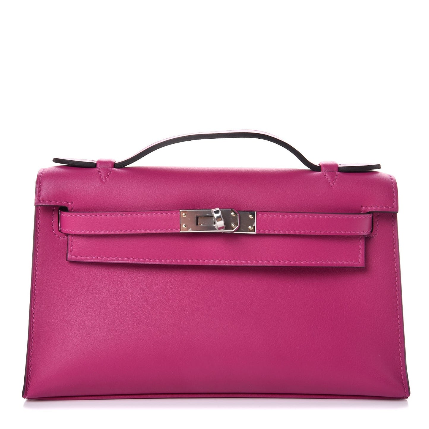 Swift Kelly Pochette Clutch Rose Pourpre