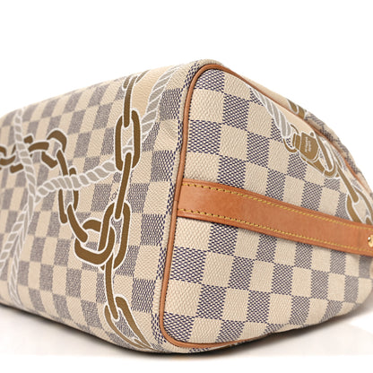 Louis Vuitton Damier Azur Nautical Speedy Bandouliere 25 16 of 19