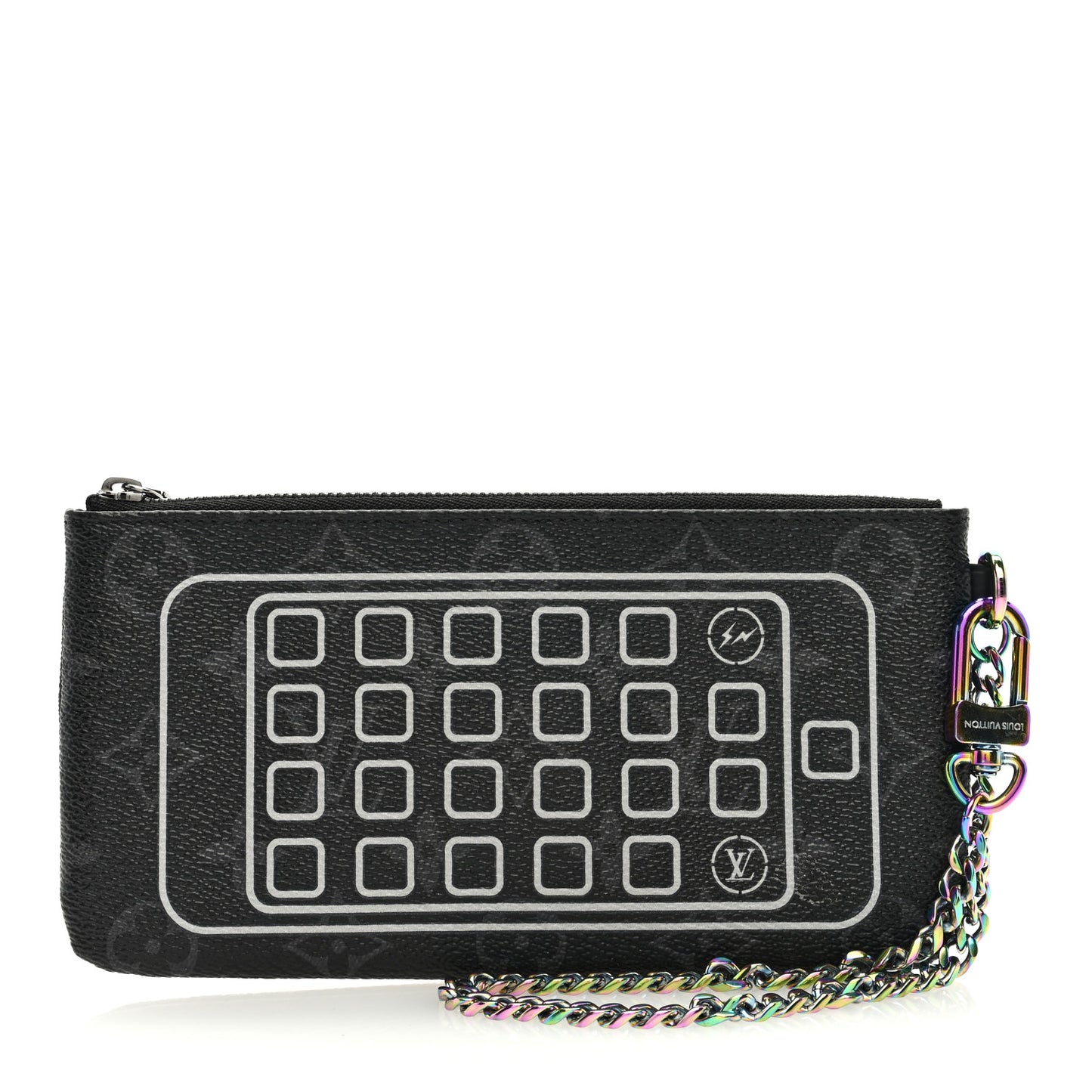 LOUIS VUITTON Monogram Eclipse Flash Fragment IPhone Pouch