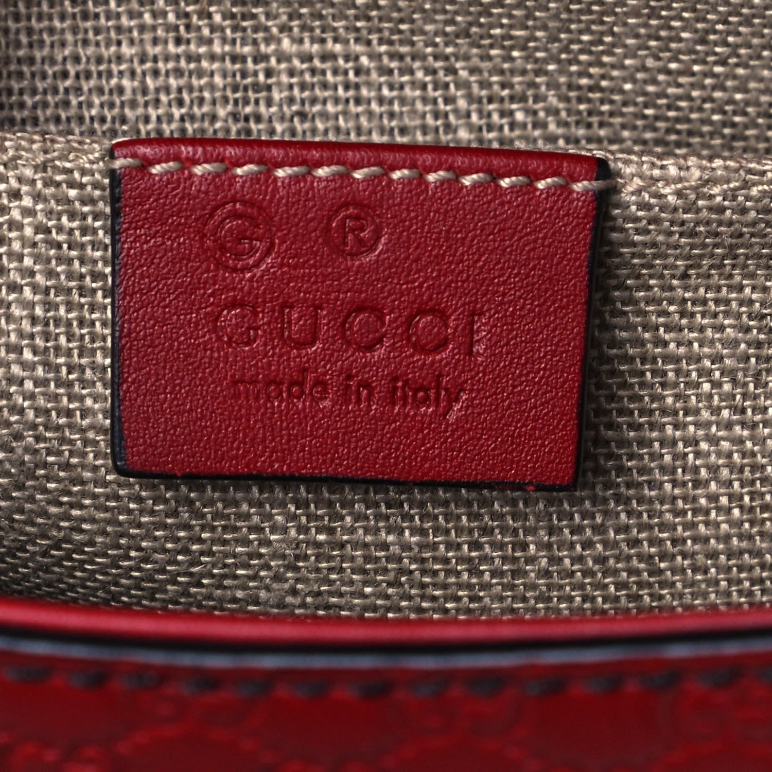 Gucci Microguccissima Medium Emily Chain Shoulder Bag Red 6 of 16