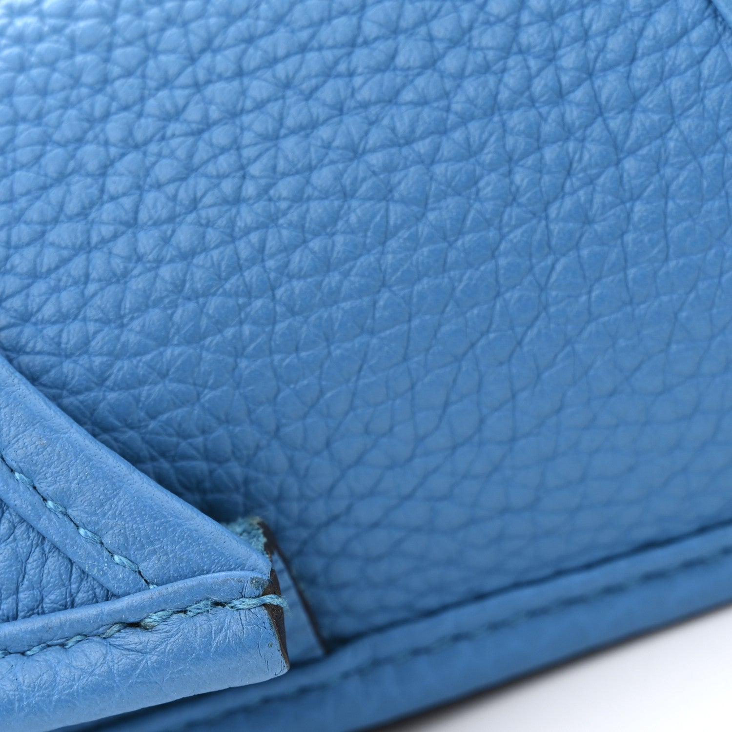 Hermes Taurillon Clemence Evelyne III GM Bleu Zanzibar 13 of 13
