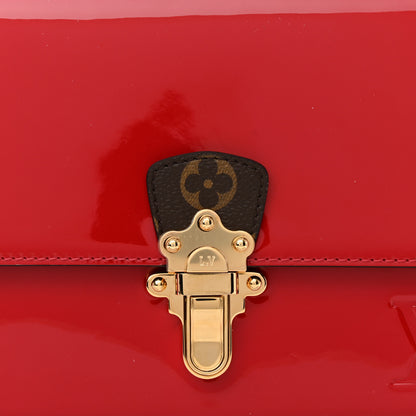 Louis Vuitton Patent Calfskin Monogram Cherrywood BB Scarlet 7 of 9