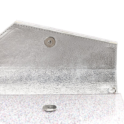Jimmy Choo Acrylic Glitter Micro Candy Clutch Silver 10 of 11