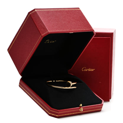 Cartier 18K Yellow Gold Diamond Juste Un Clou Bracelet 17 5 of 5