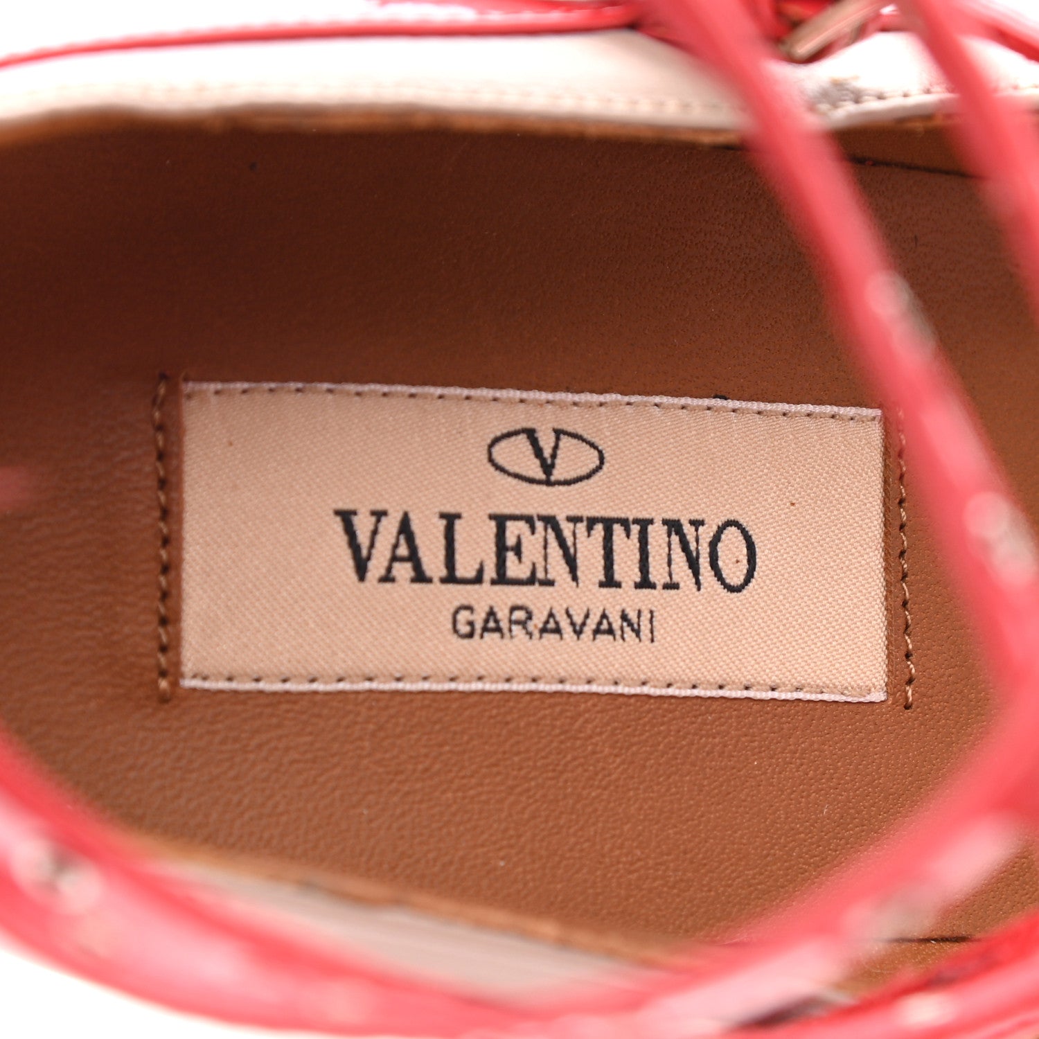 Valentino Garavani Patent Love Latch 100mm Pumps 39 Deep Coral Poudre 7 of 15