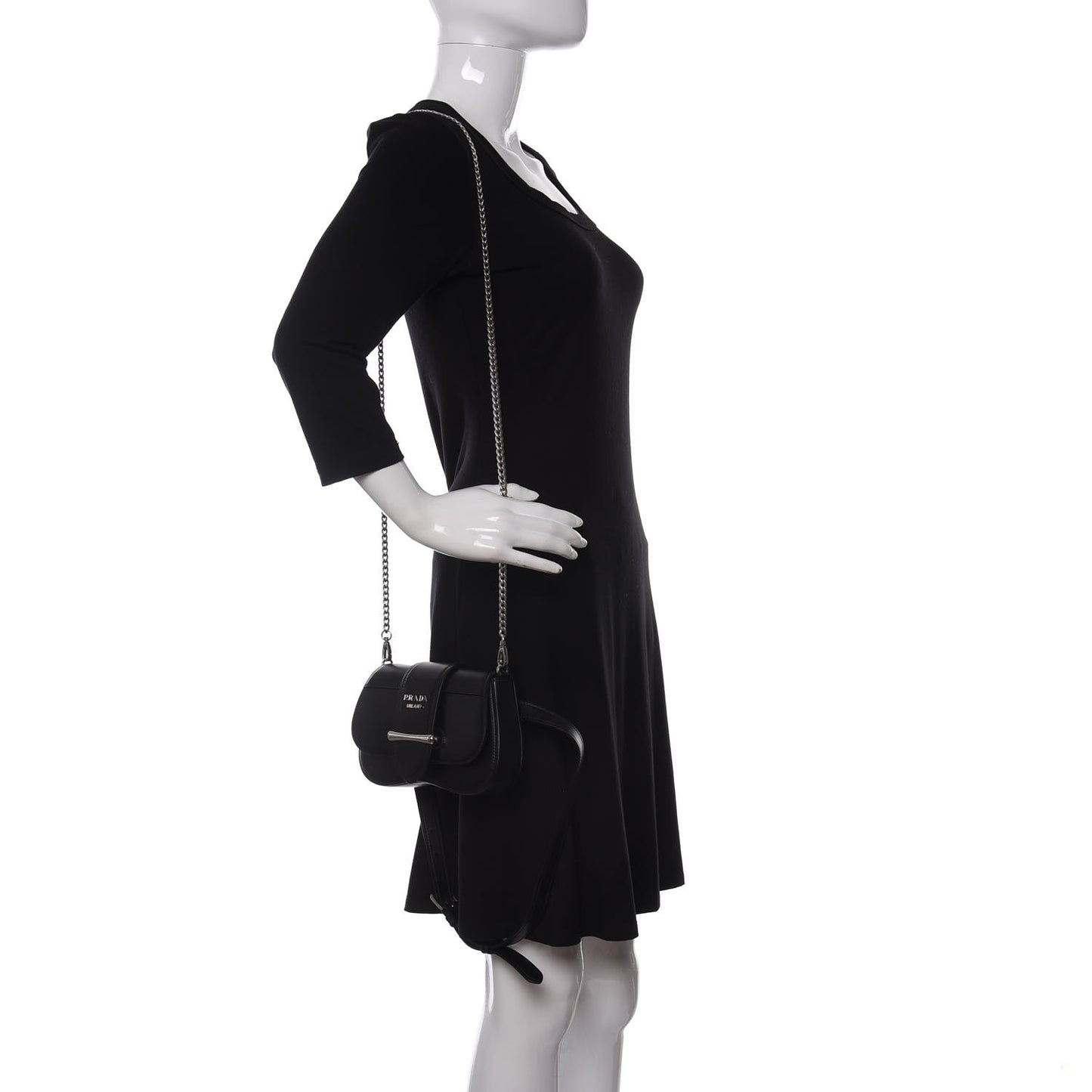 City Calfskin Sidonie Belt Bag Black