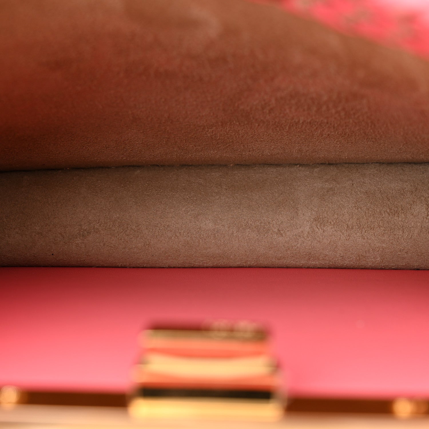 Fendi Vitello King Shiny Nappa Intreccio Small Peekaboo I SEE U Satchel Pink Dalia 6 of 12