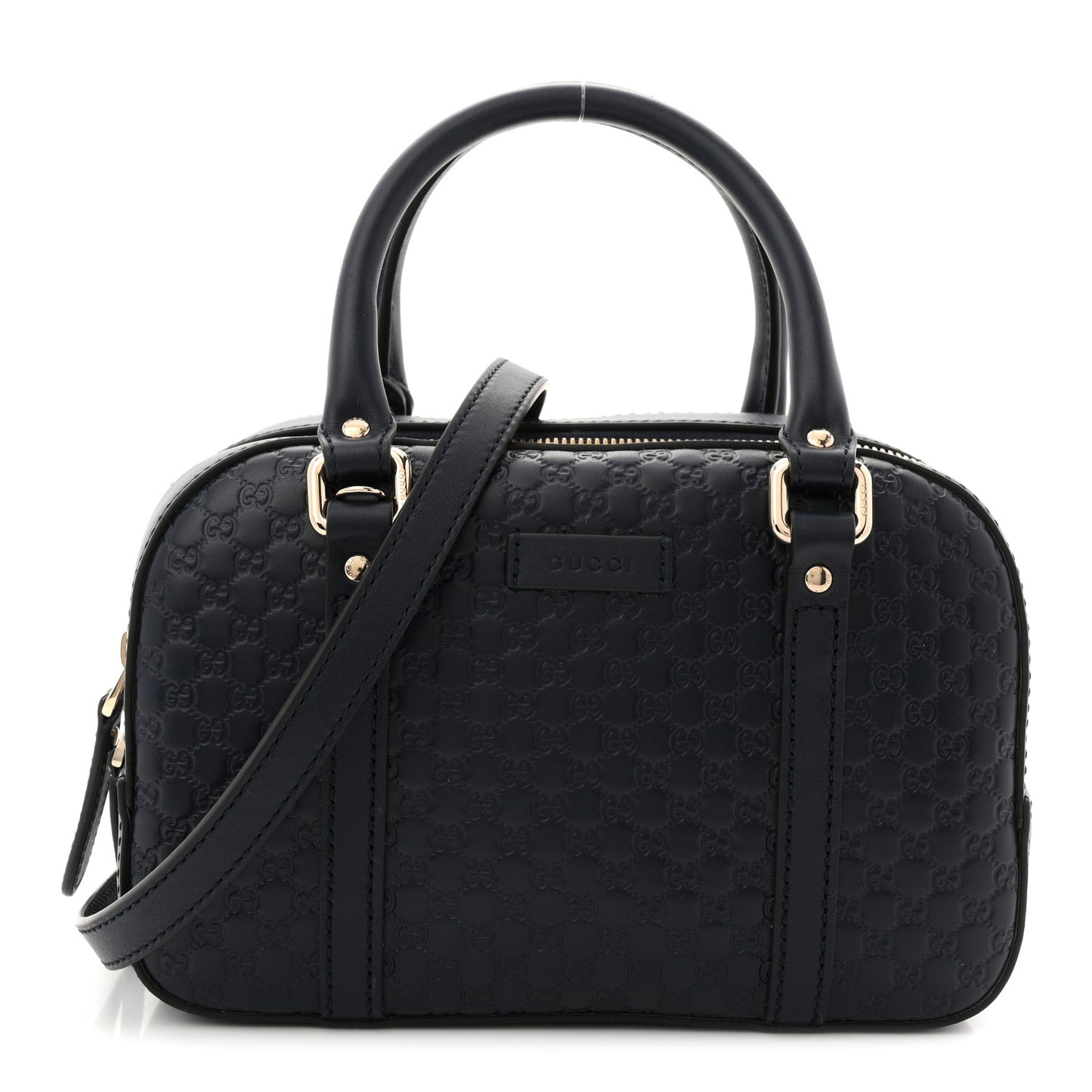 Soft Microguccissima Small Crossbody Bag Blue
