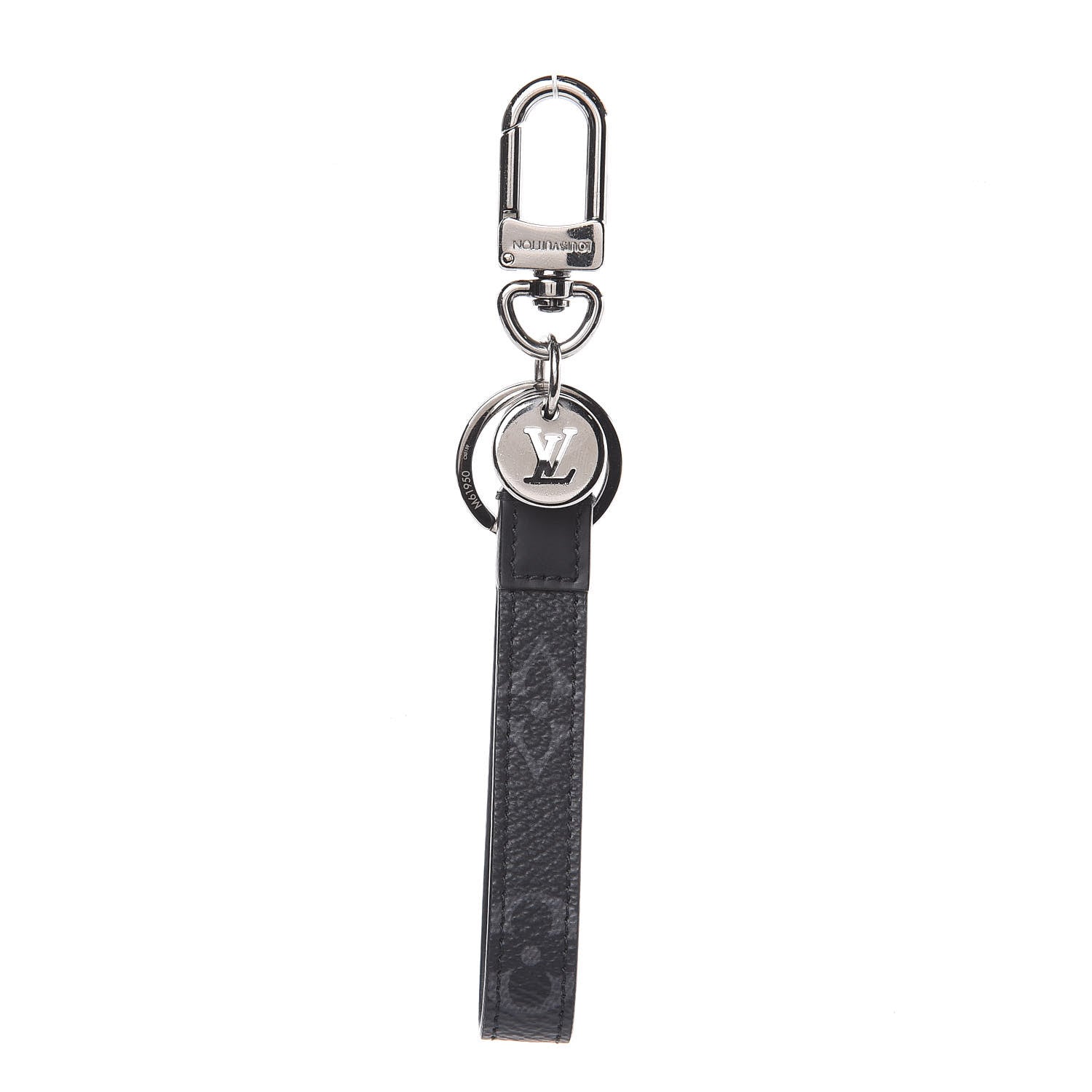 Louis Vuitton Monogram Eclipse Dragonne Bag Charm Key Holder 1 of 3