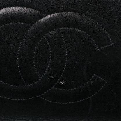 Chanel Lambskin Quilted XL Jumbo Single Flap Black 15 of 20