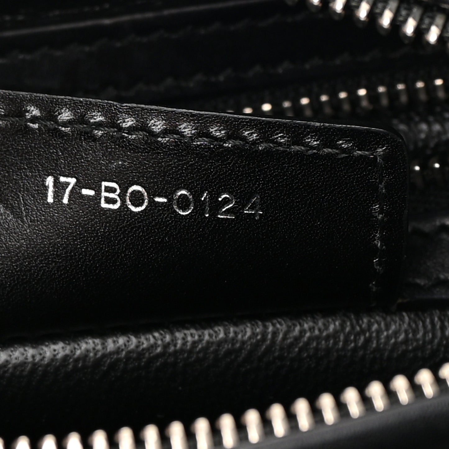 Smooth Calfskin Medium Lucky Badges Lady Dior Black